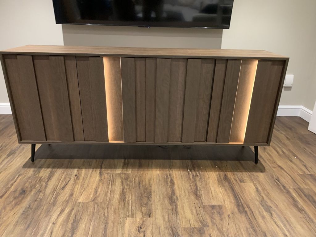 Assembled sideboard